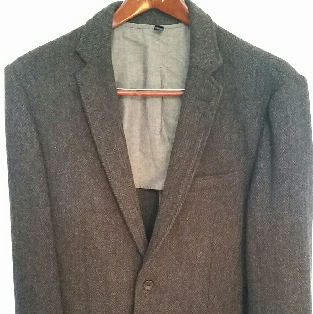 J. Crew Factory Tweed Wool Sportcoat Blazer 42L